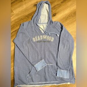 Blue 84 “Deadwood South Dakota” Textured Knit hooded sweatshirt